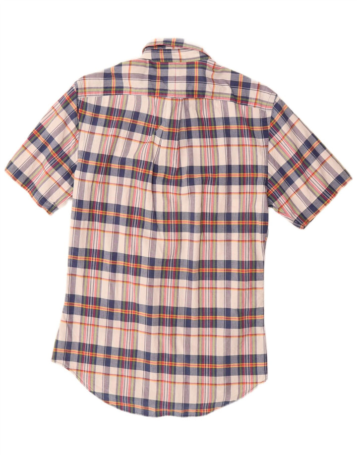 POLO RALPH LAUREN Camisa masculina slim fit pequena xadrez multicolorida