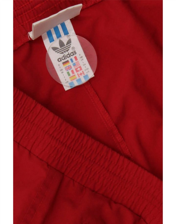 Adidas Mens Treino Calças Joggers Grande Poliéster Vermelho