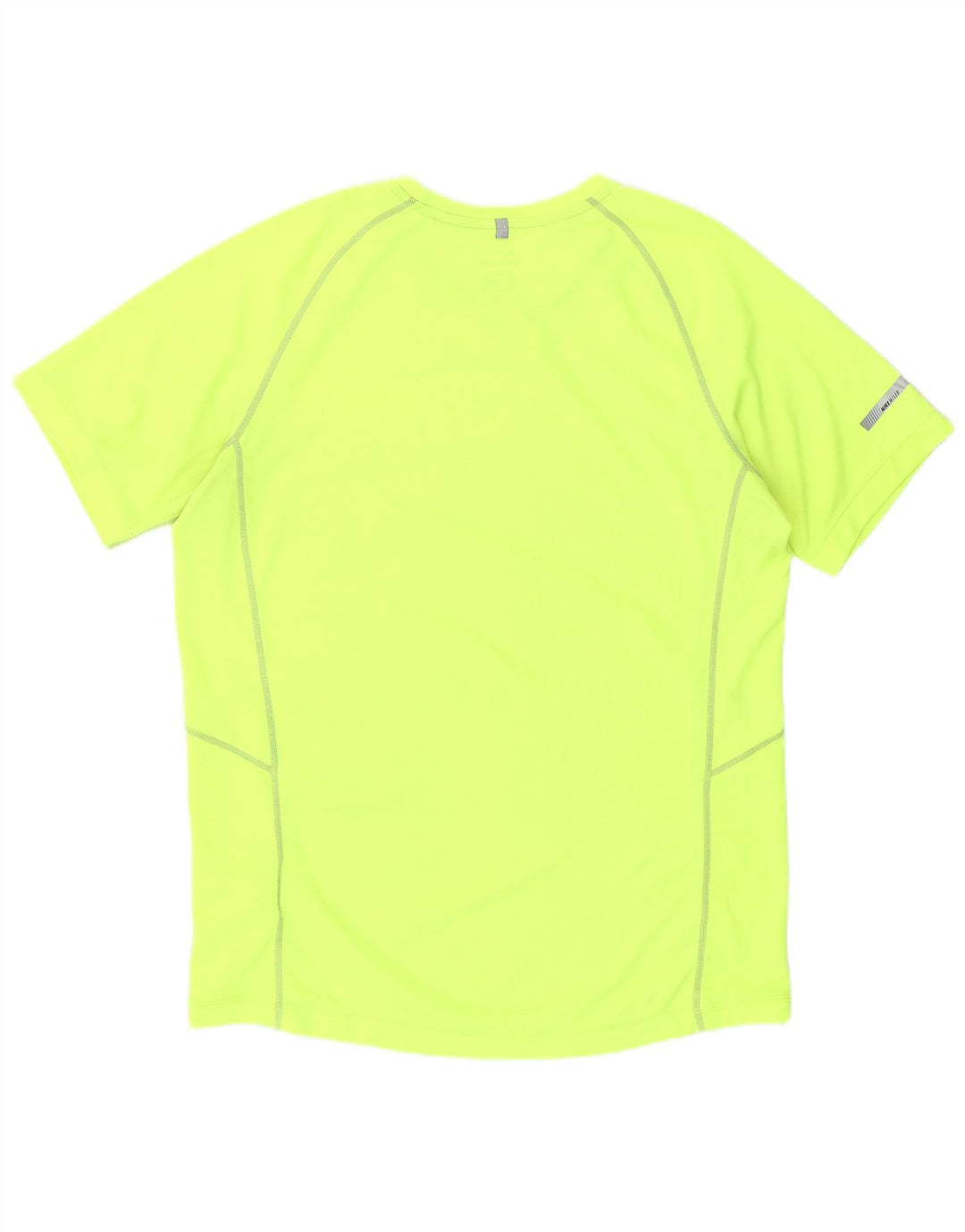 Camiseta masculina Nike Dri Fit Top poliéster amarelo médio