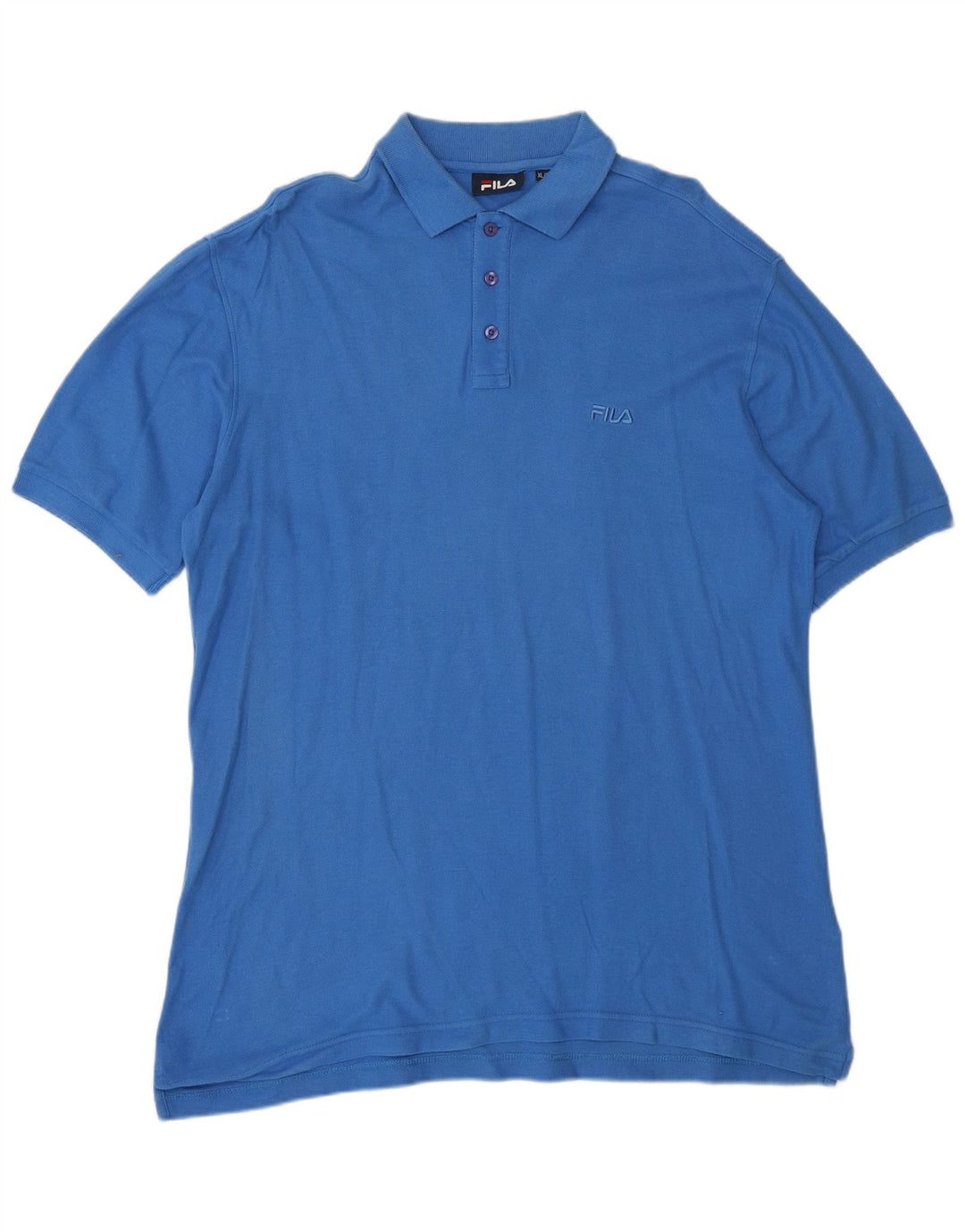 Camisa polo masculina Fila XL azul algodão