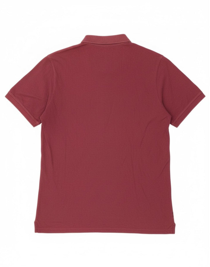 Camisa polo masculina Bench XL algodão Borgonha