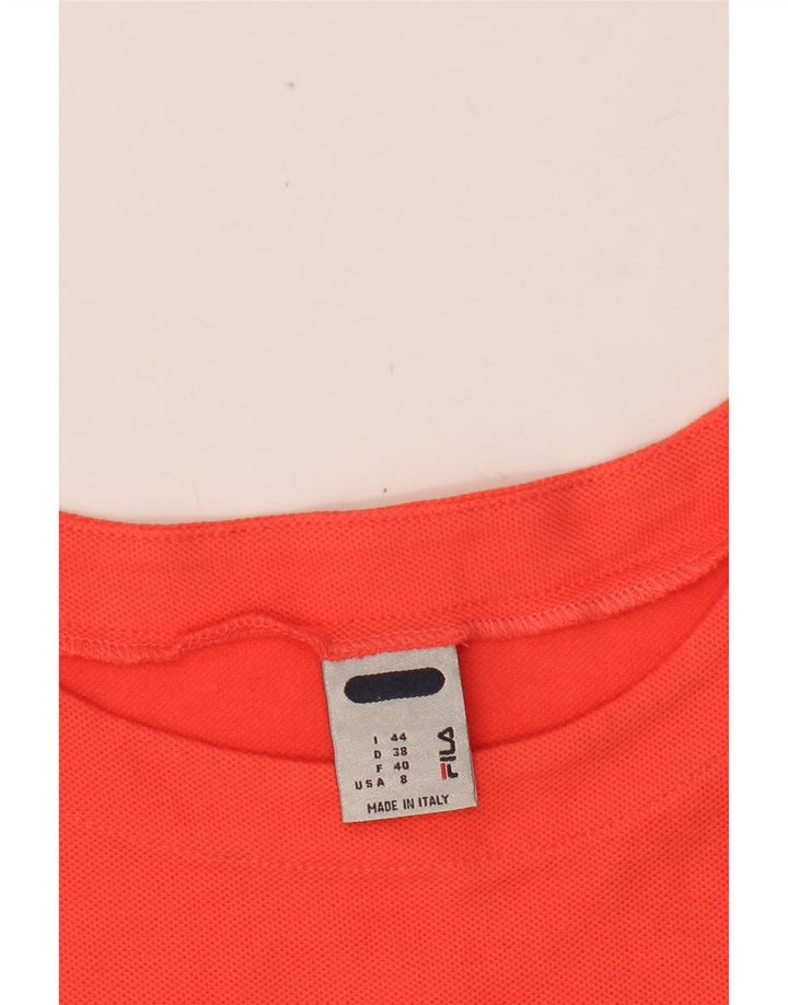 Camiseta feminina FILA Top IT 44 laranja médio