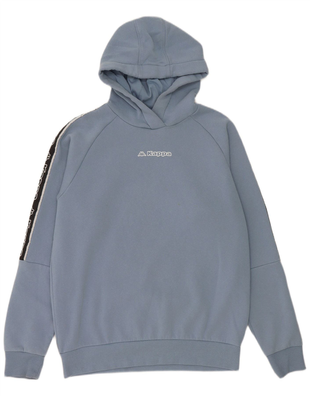 Kappa Mens Graphic Hoodie Jumper Médio Azul