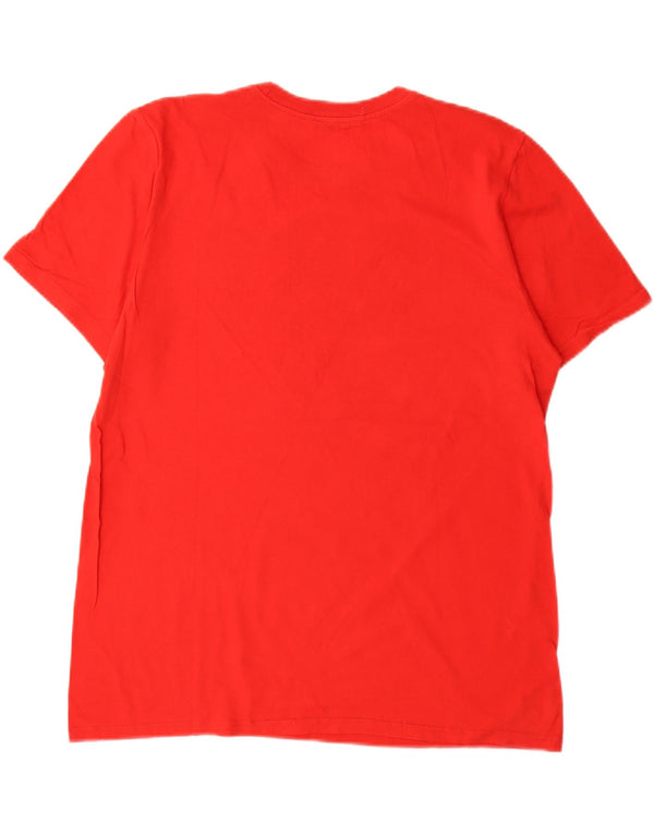 Camiseta Nike Masculina Athletic Cut Graphic Top Grande Algodão Vermelho