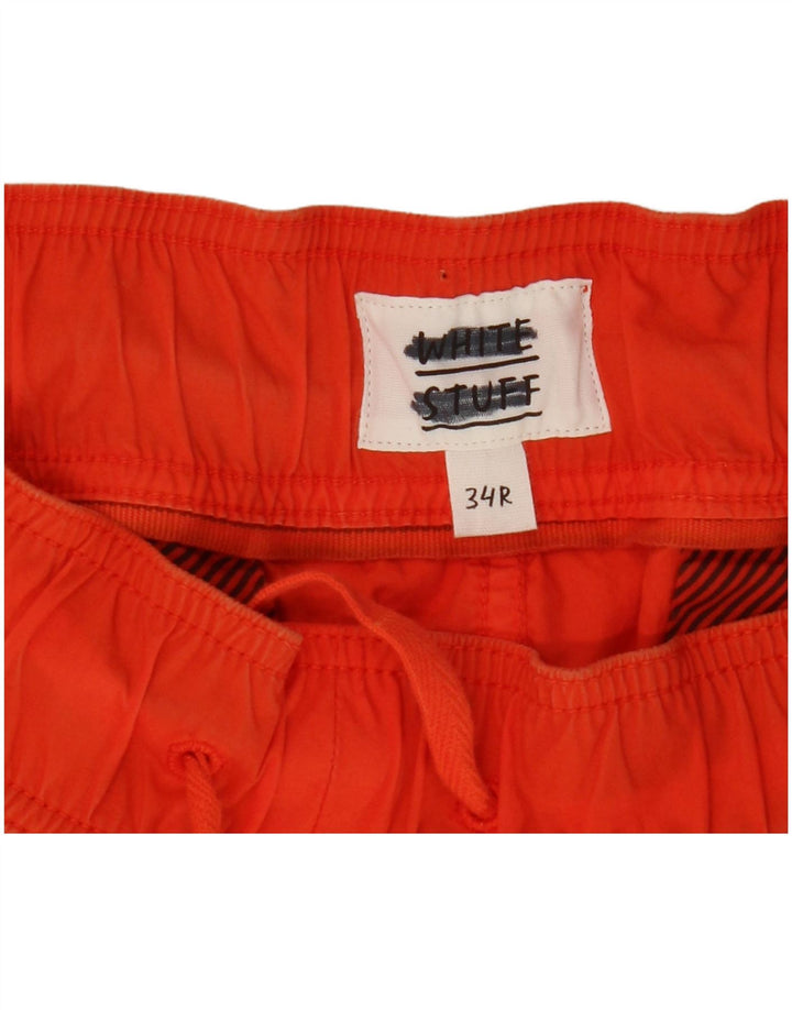 Shorts cargo masculino White Stuff W34 grande laranja
