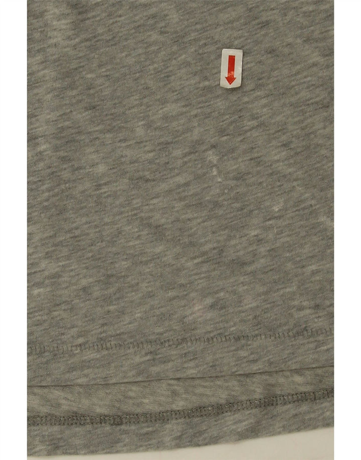 Camiseta Nike Feminina Oversized Graphic Top UK 16 Grande Cinza Flecked