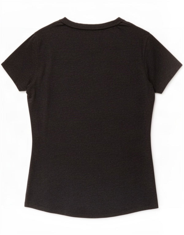 Puma Camiseta Feminina Graphic Top UK 14 Poliéster Cinza Médio