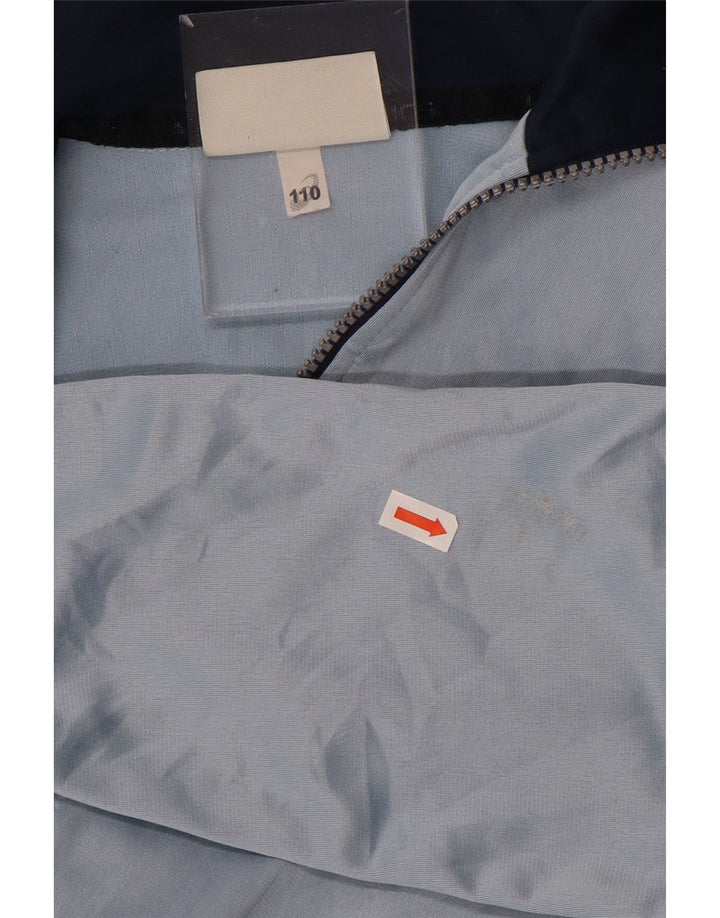 Jaqueta ASICS Meninos Treino Top 5-6 Anos Azul Colorblock