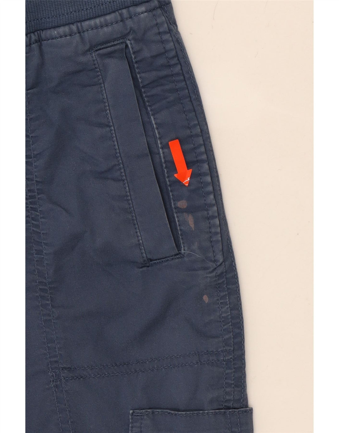 EDDIE BAUER Womens Joggers Cargo Trousers US 12 Large W30 L27 Blue Cotton Vintage Eddie Bauer and Second-Hand Eddie Bauer from Messina Hembry 