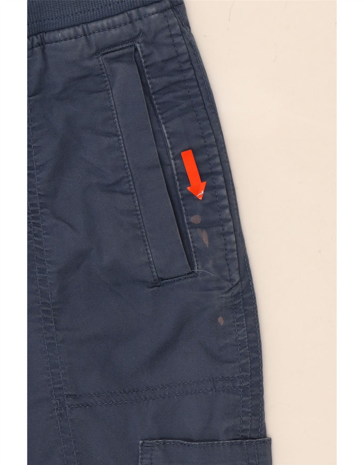EDDIE BAUER Womens Joggers Cargo Trousers US 12 Large W30 L27 Blue Cotton Vintage Eddie Bauer and Second-Hand Eddie Bauer from Messina Hembry 
