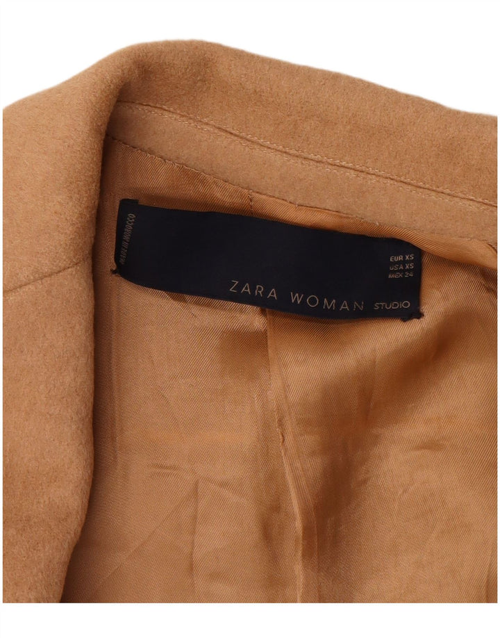 Sobretudo feminino Zara Reino Unido 6 XS Bege