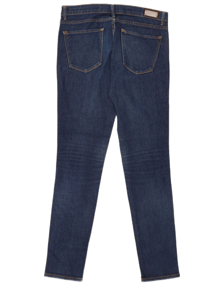 ZARA Jeans Slim Feminino EU 36 XS W26 L29 Azul Algodão