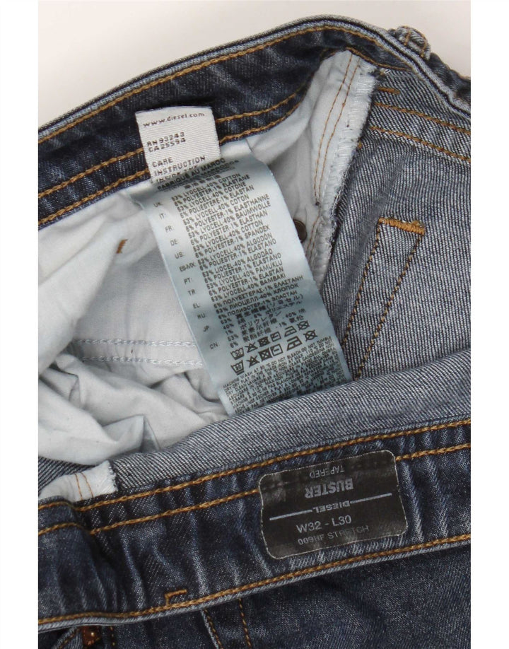 Diesel Masculino Buster Tapered Jeans W32 L30 Azul Lyocell