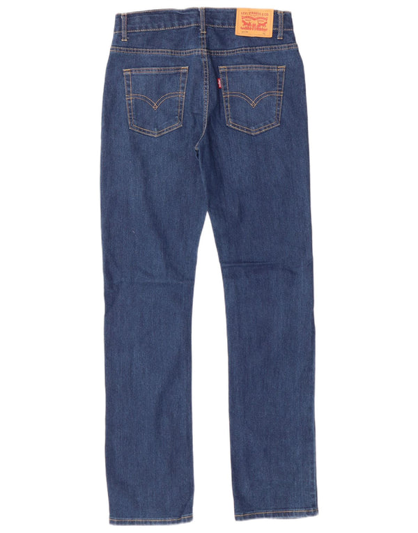 Levi's Meninos 511 Slim Jeans 13-14 Anos W27 L30 Azul Algodão