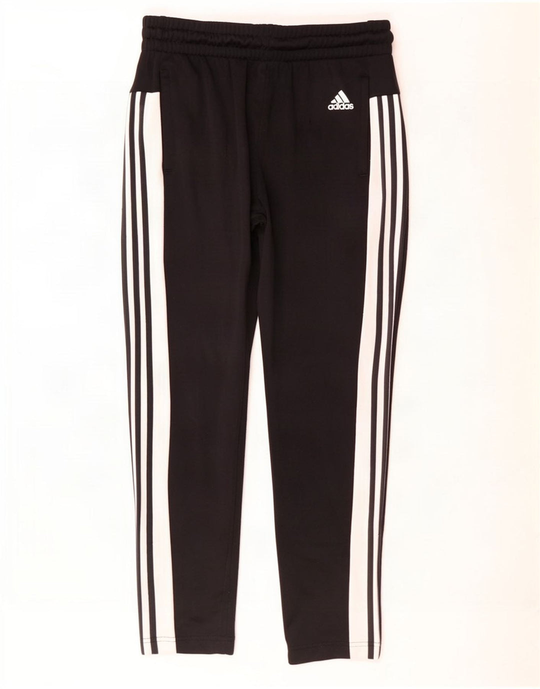 Leggings Adidas Femininas UK 16/18 Grande Preto Colorblock Poliéster