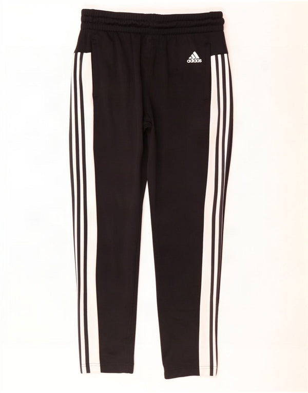 Leggings Adidas Femininas UK 16/18 Grande Preto Colorblock Poliéster