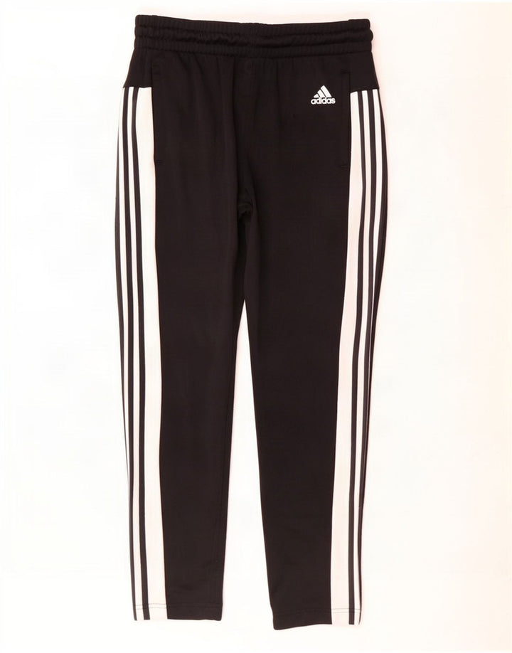 Leggings Adidas Femininas UK 16/18 Grande Preto Colorblock Poliéster