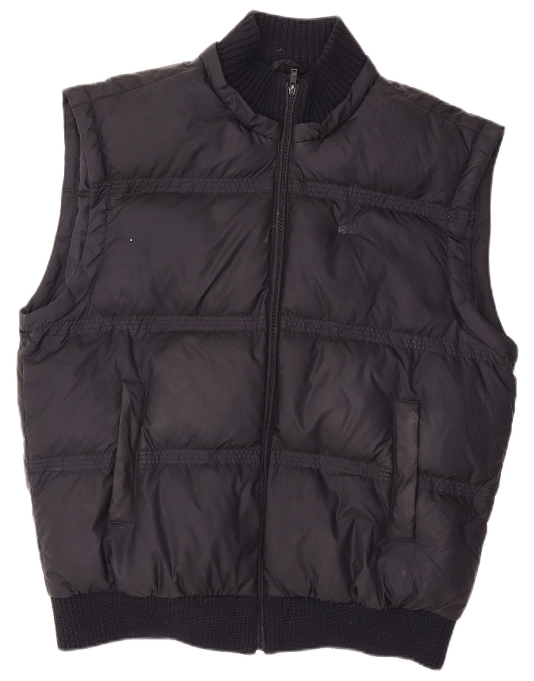 Colete acolchoado masculino Lacoste IT 58 3XL azul marinho poliéster