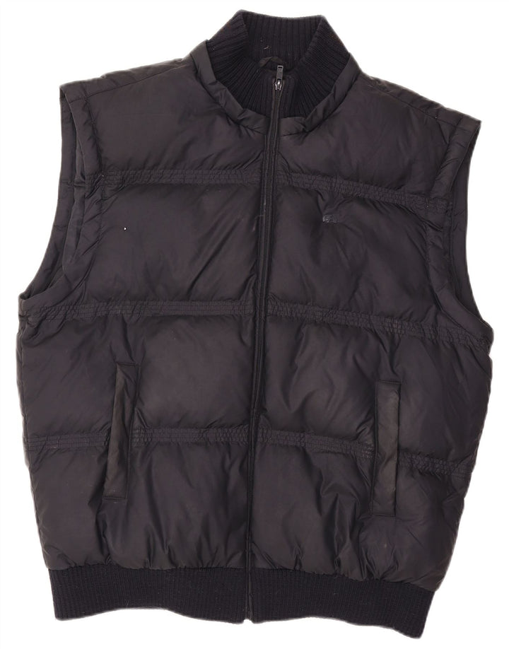 Colete acolchoado masculino Lacoste IT 58 3XL azul marinho poliéster