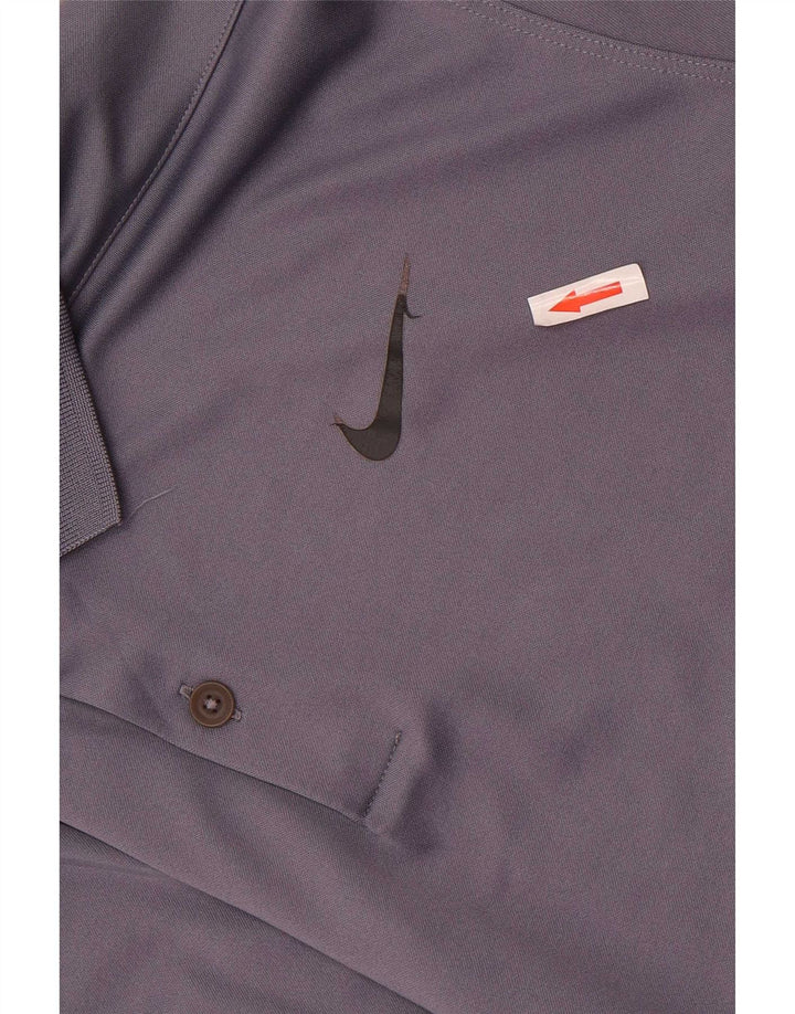 Camisa polo masculina Nike Dri Fit grande cinza