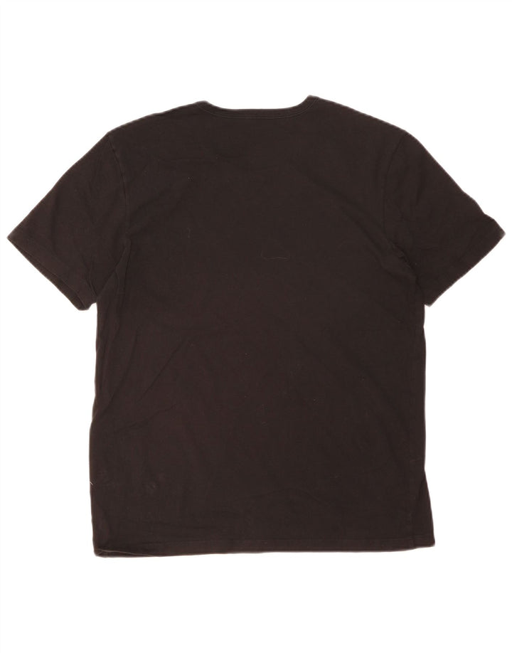 Camiseta feminina Hugo Boss UK 12 médio preto
