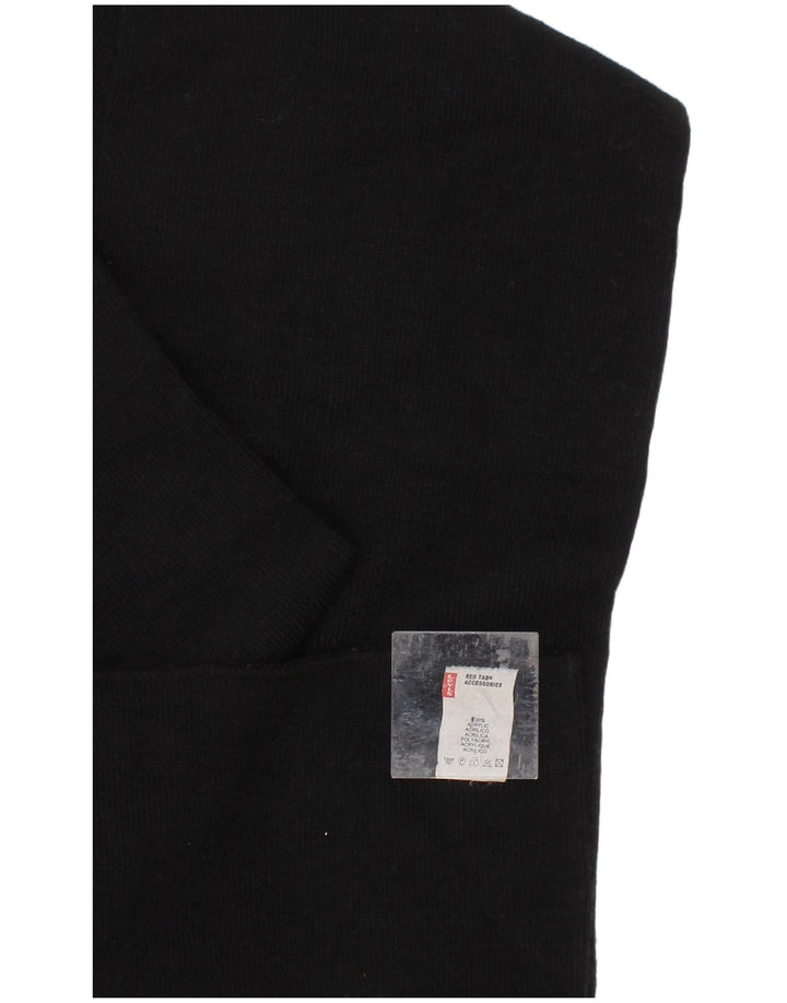 Lenço retangular masculino LEVI'S tamanho único acrílico preto