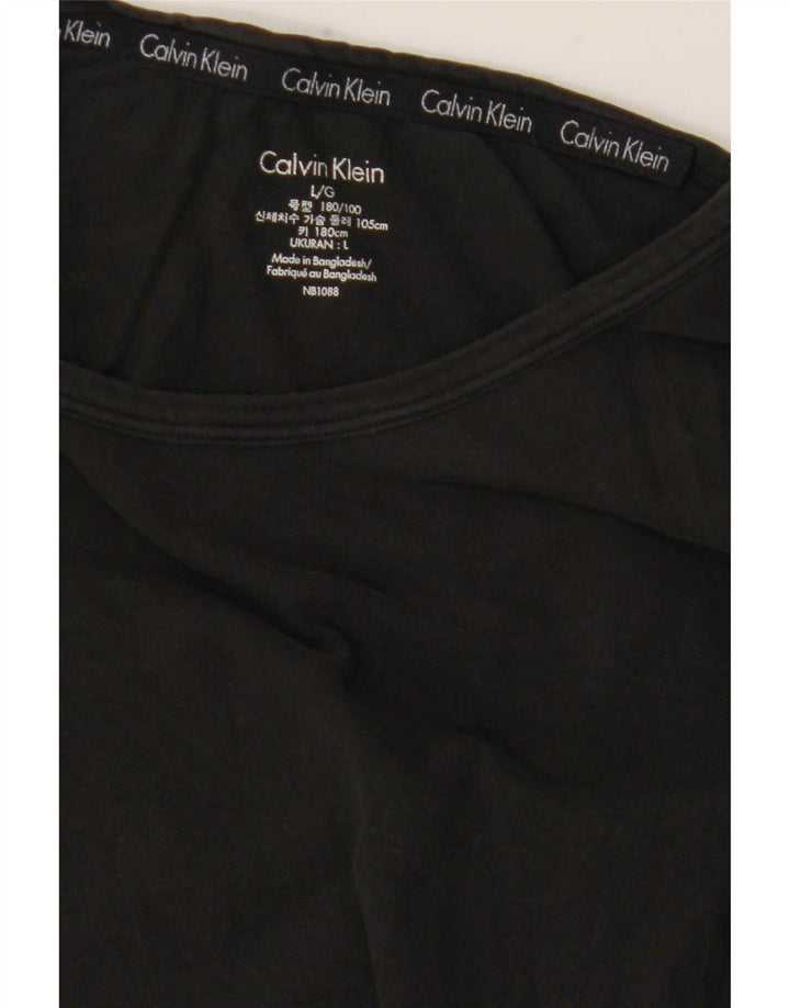 Calvin Klein Camiseta Feminina Top UK 16 Grande Preto