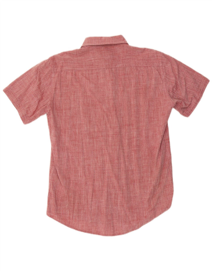 Camisa masculina Carrera manga curta regular fit grande algodão manchado vermelho