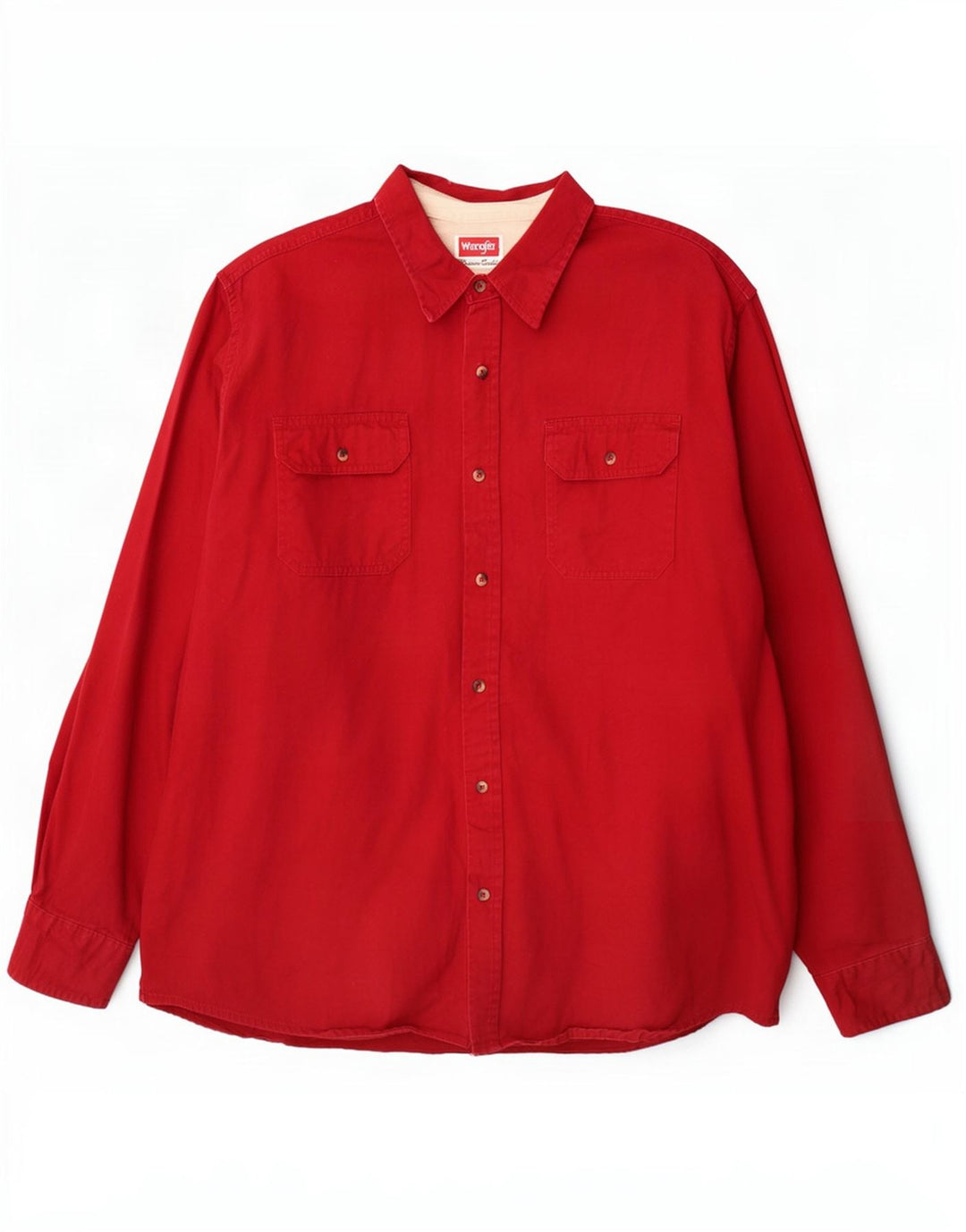 Camisa masculina Wrangler XL algodão vermelho