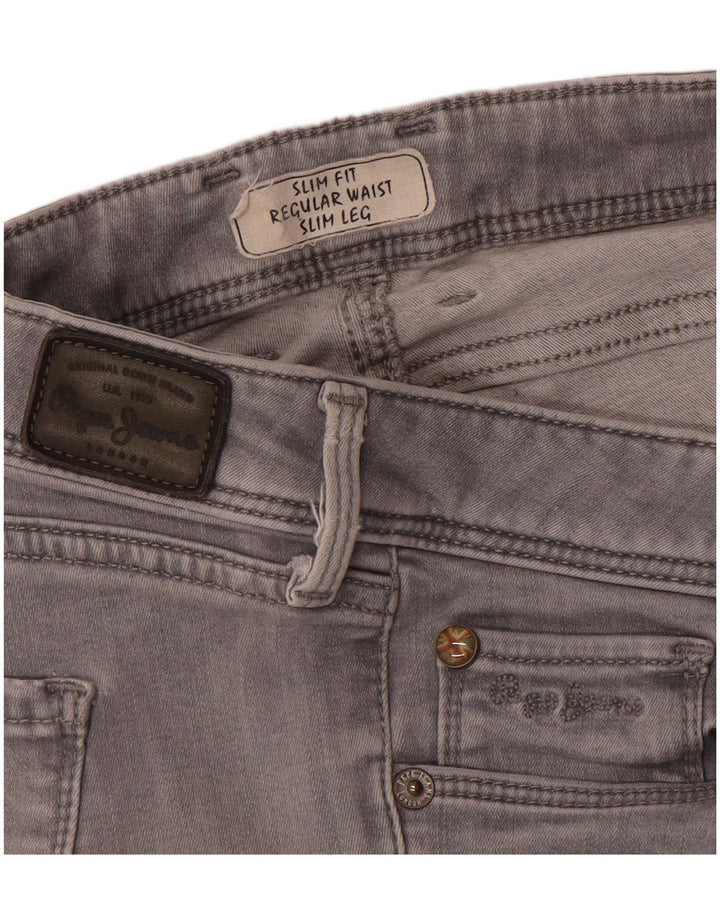 PEPE Jeans Feminino Slim W28 L30 Cinza