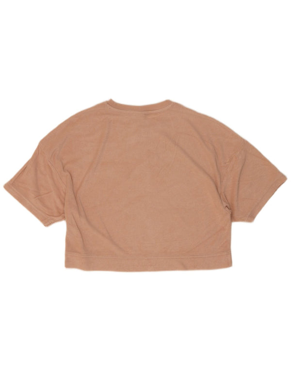 Puma Camiseta Feminina Crop Top UK 14 Médio Rosa