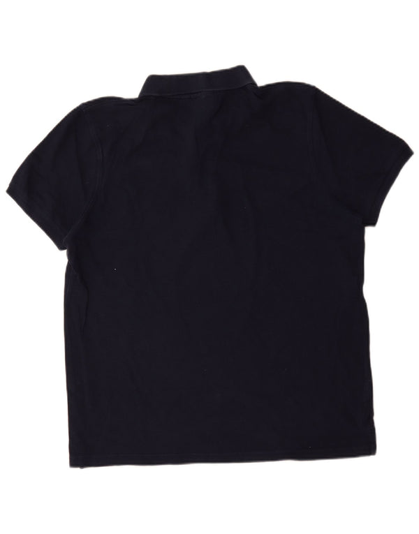 Camisa polo masculina Fila grande algodão azul marinho