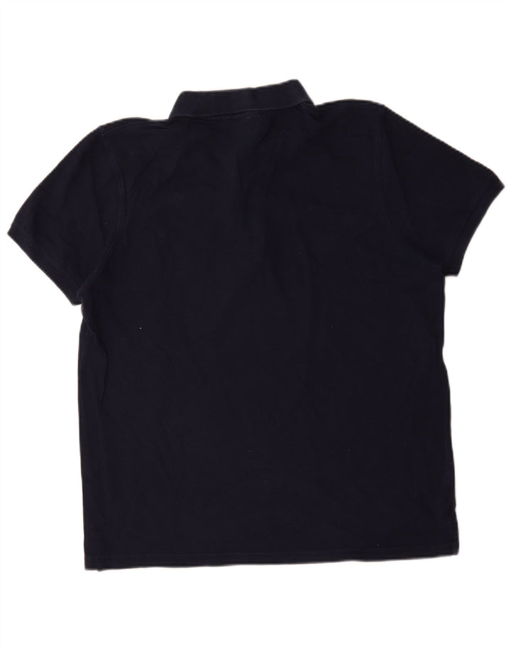 Camisa polo masculina Fila grande algodão azul marinho