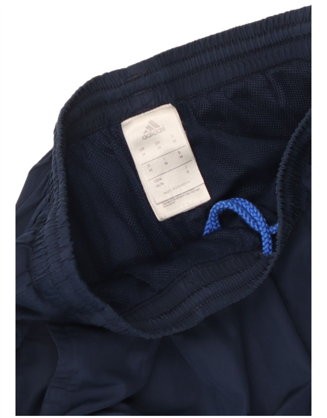 Calça de treino masculina Adidas Joggers médio azul marinho poliéster