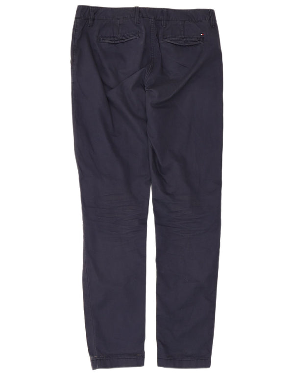 Tommy Hilfiger Mens Slim Chino Calças EUA 8 Médio W32 L31 Azul Marinho