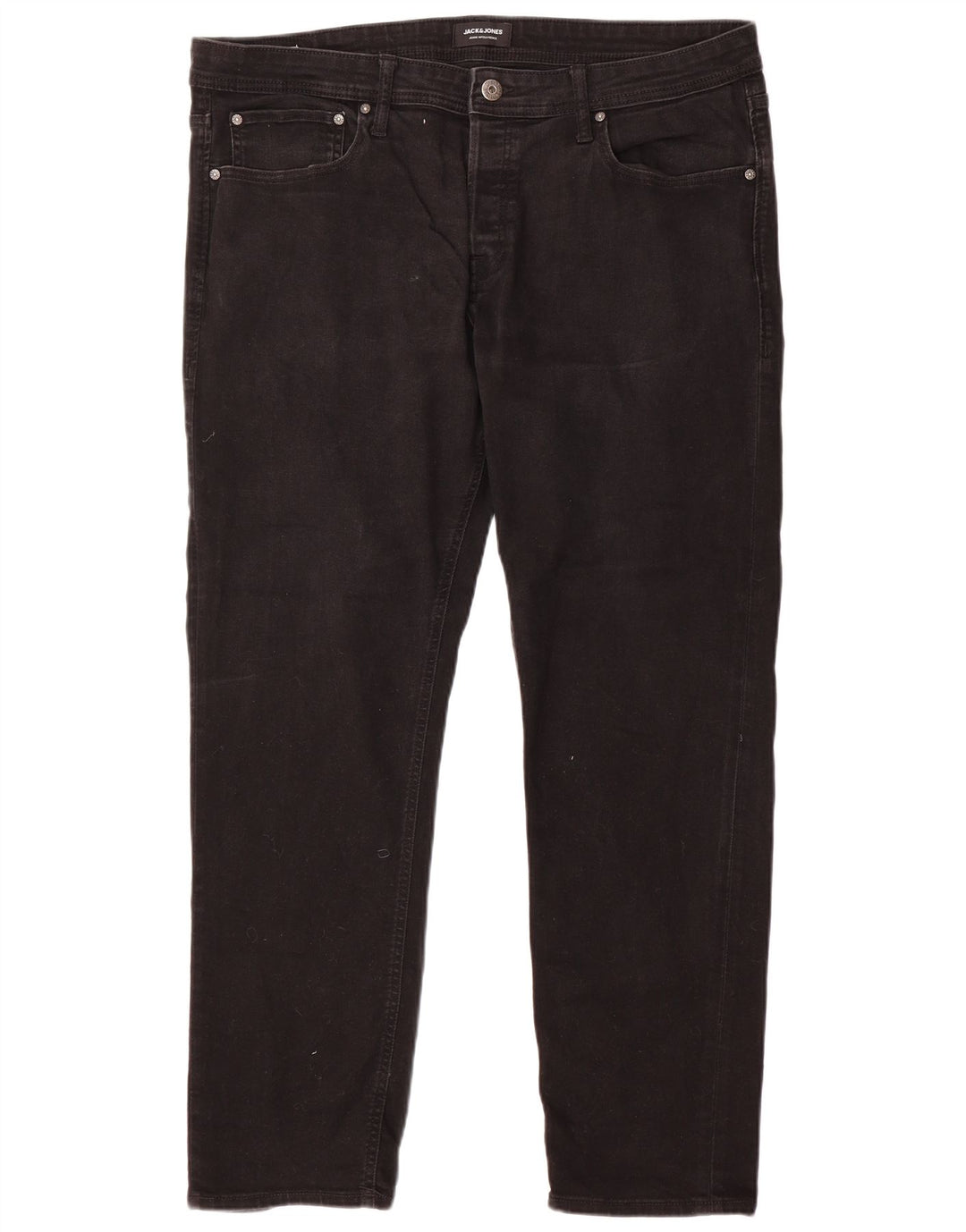 Jack & Jones Mens Jeans Slim W38 L32 Algodão Preto