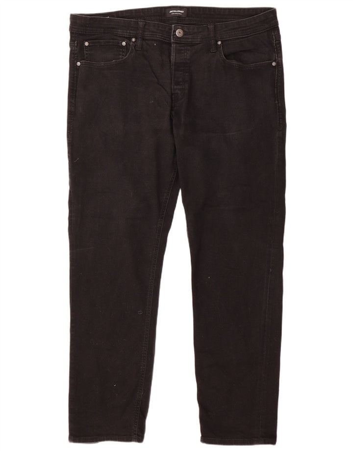 Jack & Jones Mens Jeans Slim W38 L32 Algodão Preto