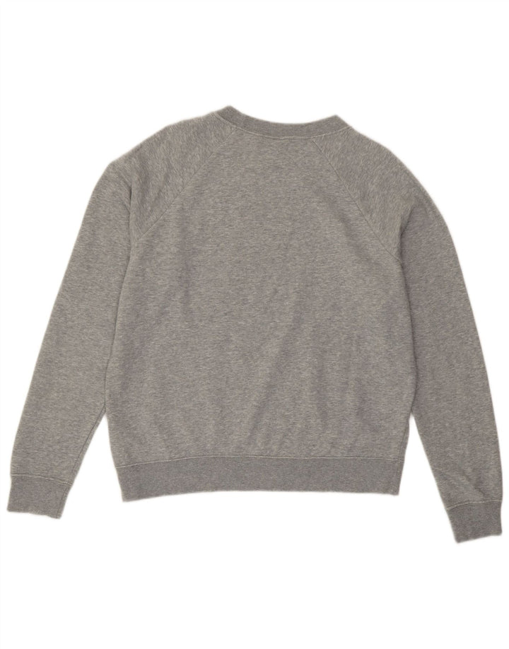 Moletom gráfico masculino Nike Jumper cinza médio algodão manchado