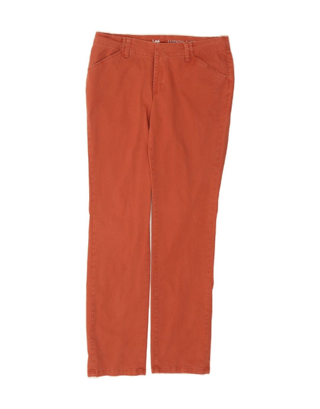 LEE Womens Straight Casual Trousers US 4 Small W30 L30 Maroon Cotton Vintage Lee and Second-Hand Lee from Messina Hembry 