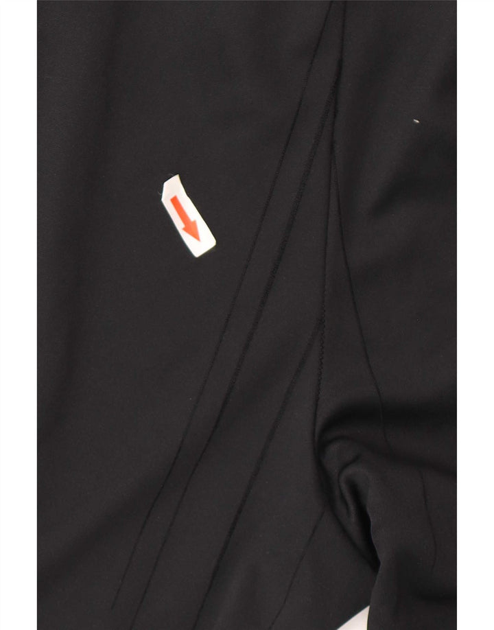 Calça de treino masculina Nike Dri Fit pequena preta colorblock poliéster