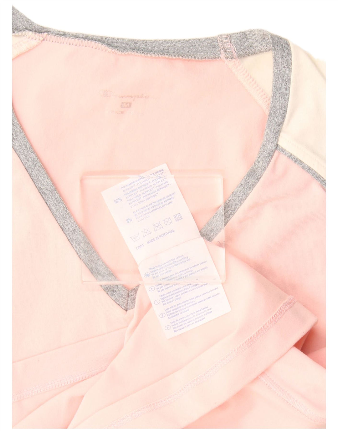 Colete feminino Champion UK 12 poliamida colorblock rosa médio