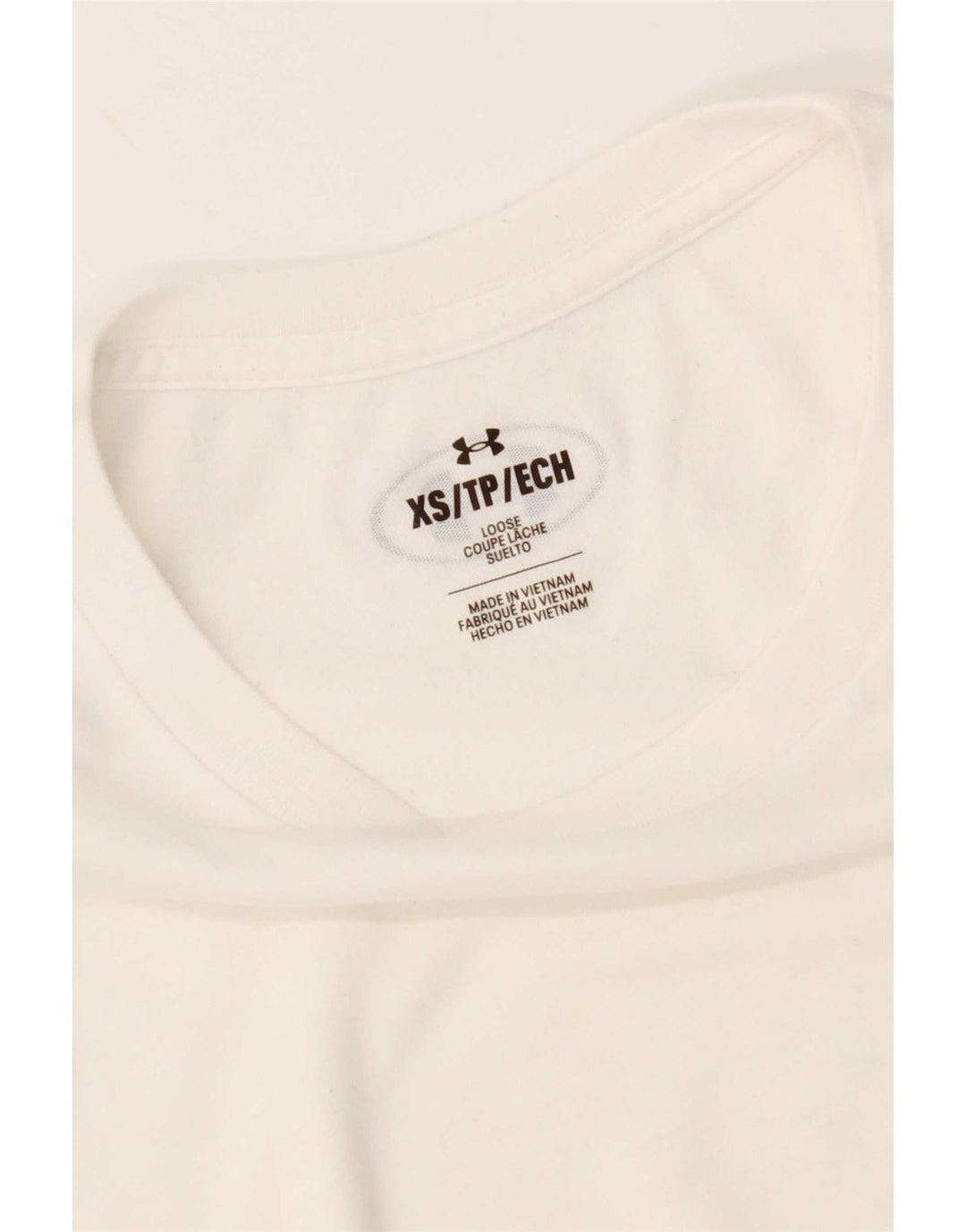 Camiseta masculina Under Armour XS branca