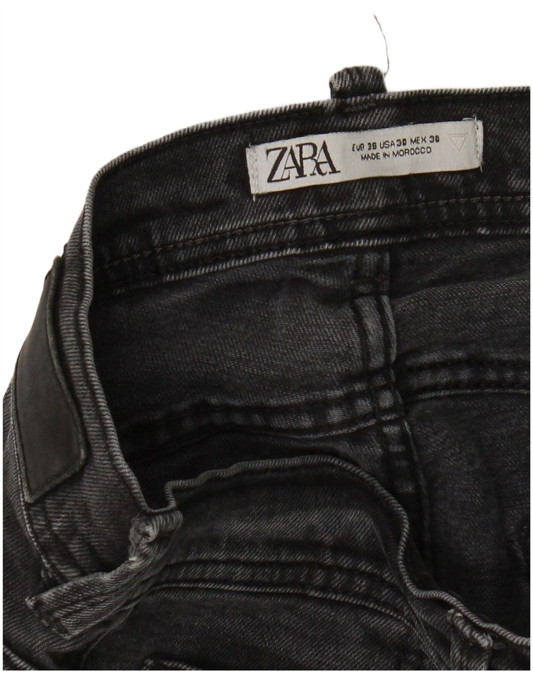 Zara Mens Slim Jeans EU 38 Pequeno W30 L27 Cinza