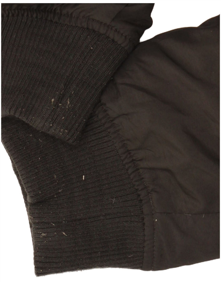 Jaqueta masculina acolchoada reversível com capuz Bear UK 40 grande poliamida cinza