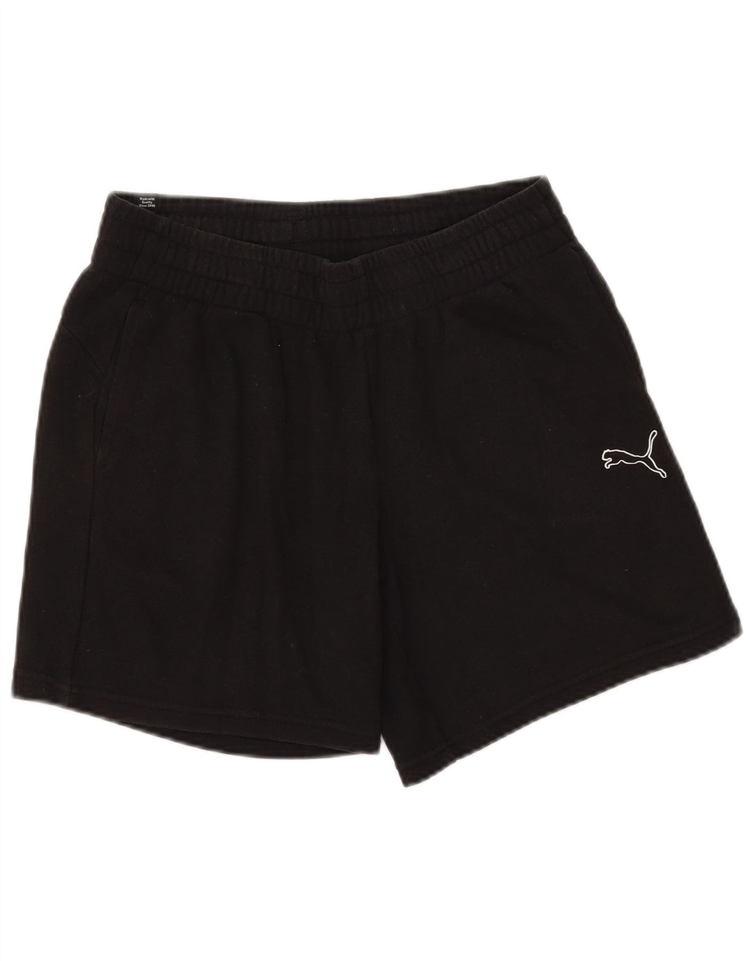 Shorts esportivos masculinos Puma médio preto algodão