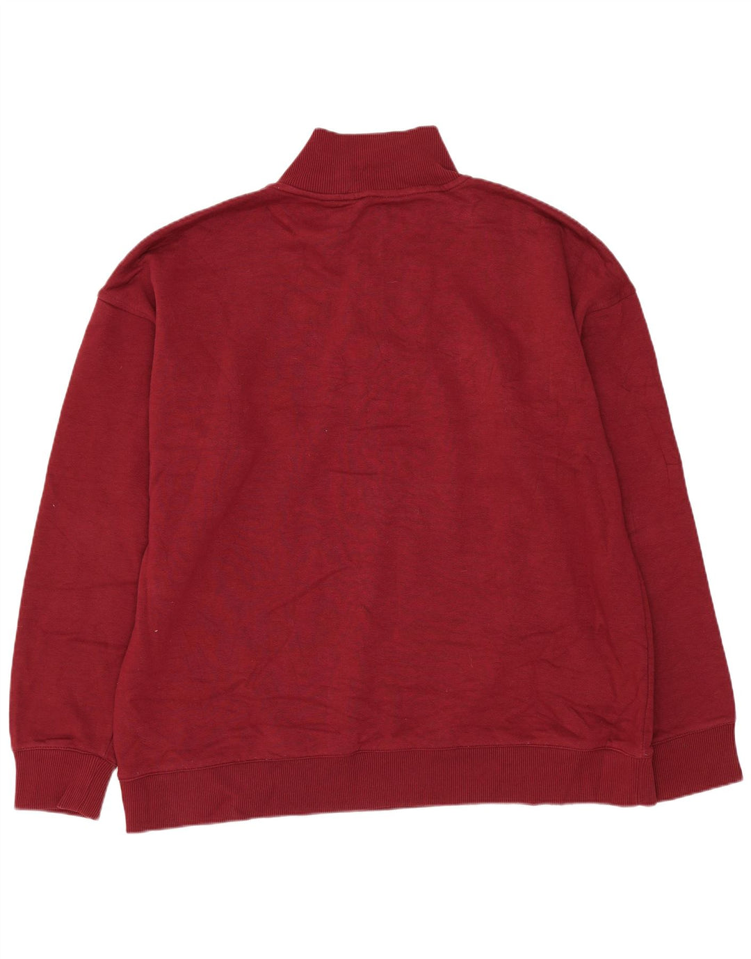 Moletom masculino Calvin Klein com zíper e gola alta de algodão marrom