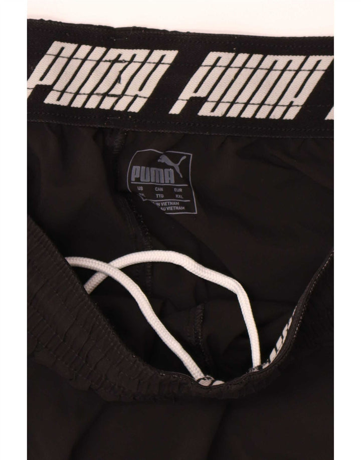 Shorts esportivos gráficos masculinos Puma 2XL poliéster preto