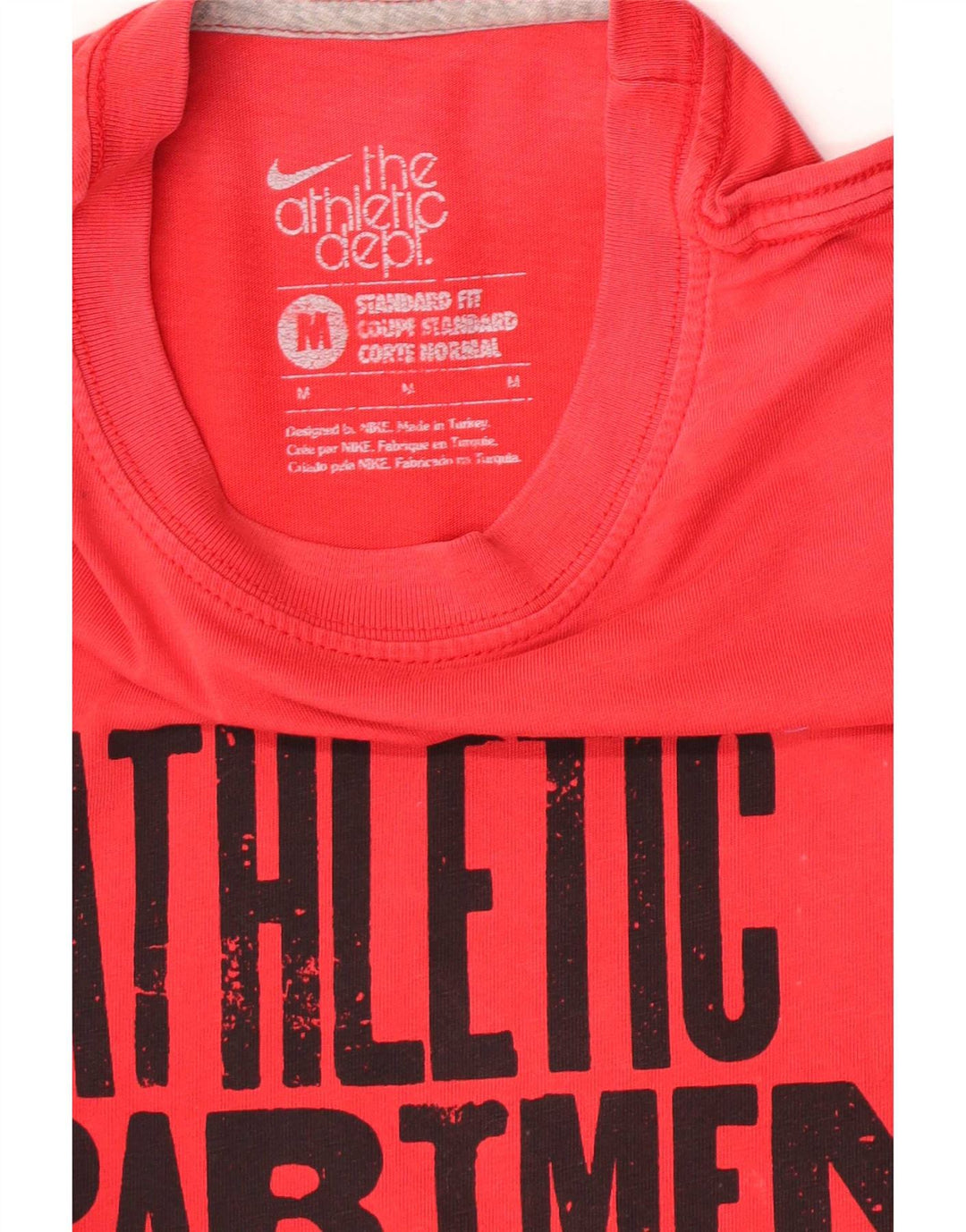 Camiseta Nike Masculina Standard Fit Graphic Top Médio Vermelho