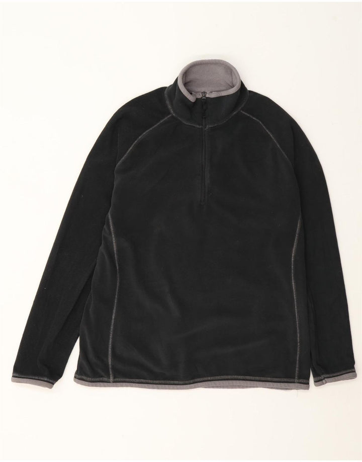 Suéter de lã feminino Mountain Warehouse com zíper e gola UK 14 grande cinza