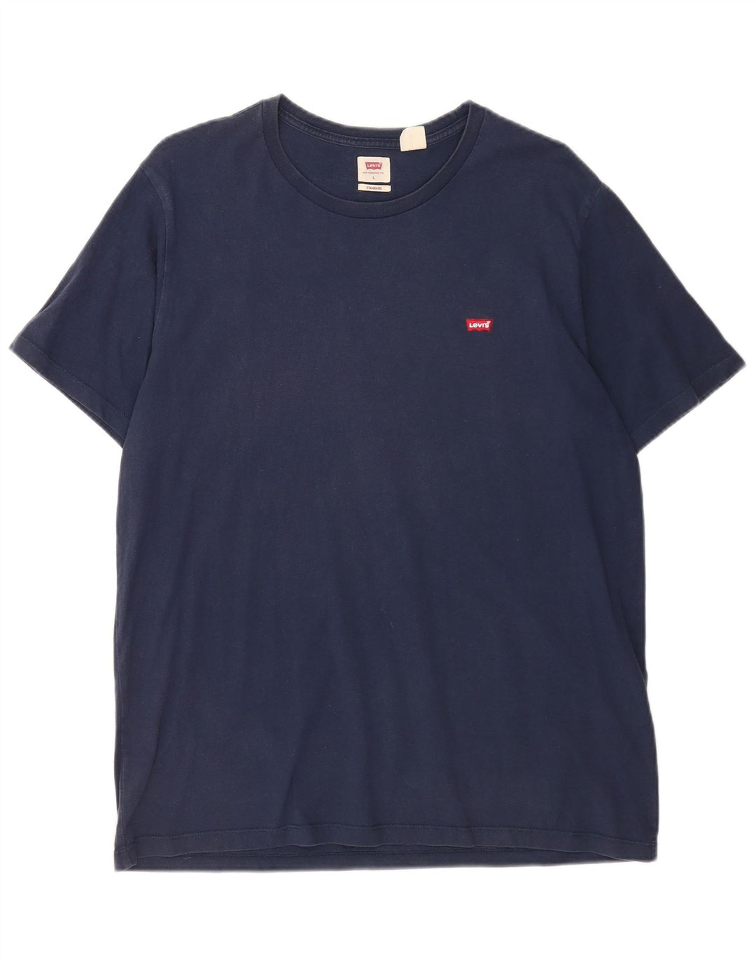 Camiseta masculina padrão Levi's Top grande algodão azul marinho